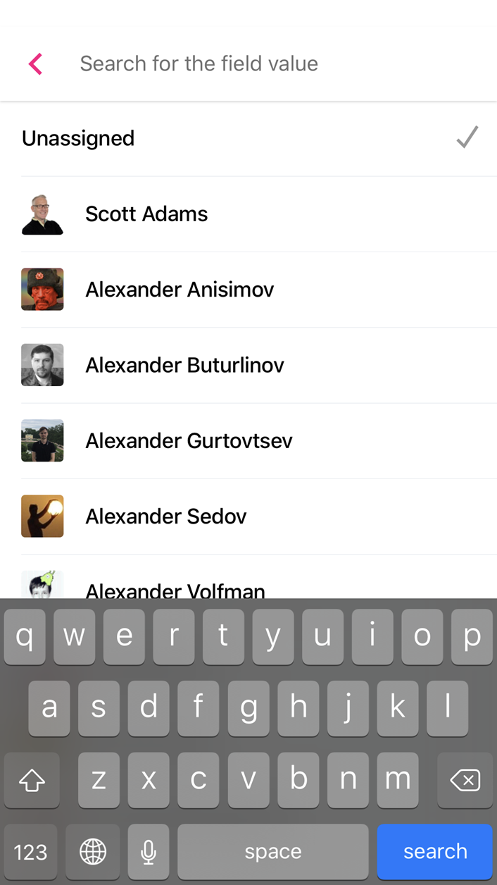 Assign value to a field in the mobile app. Assign value to a field in the mobile app.