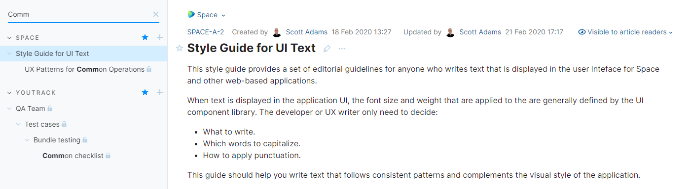 Filter articles by title. Filter articles by title.