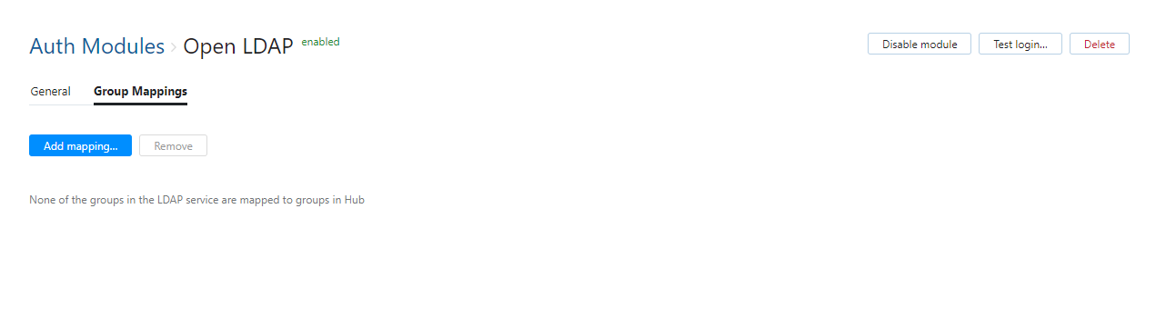 group mappings open LDAP group mappings open LDAP