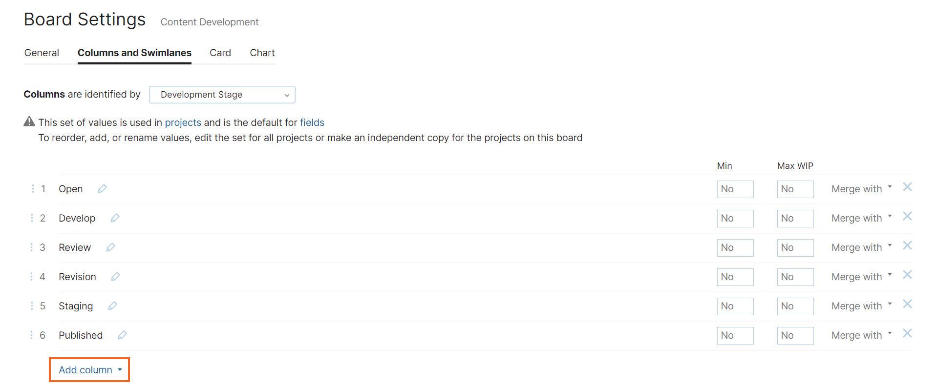Kanban tutorial columns Kanban tutorial columns
