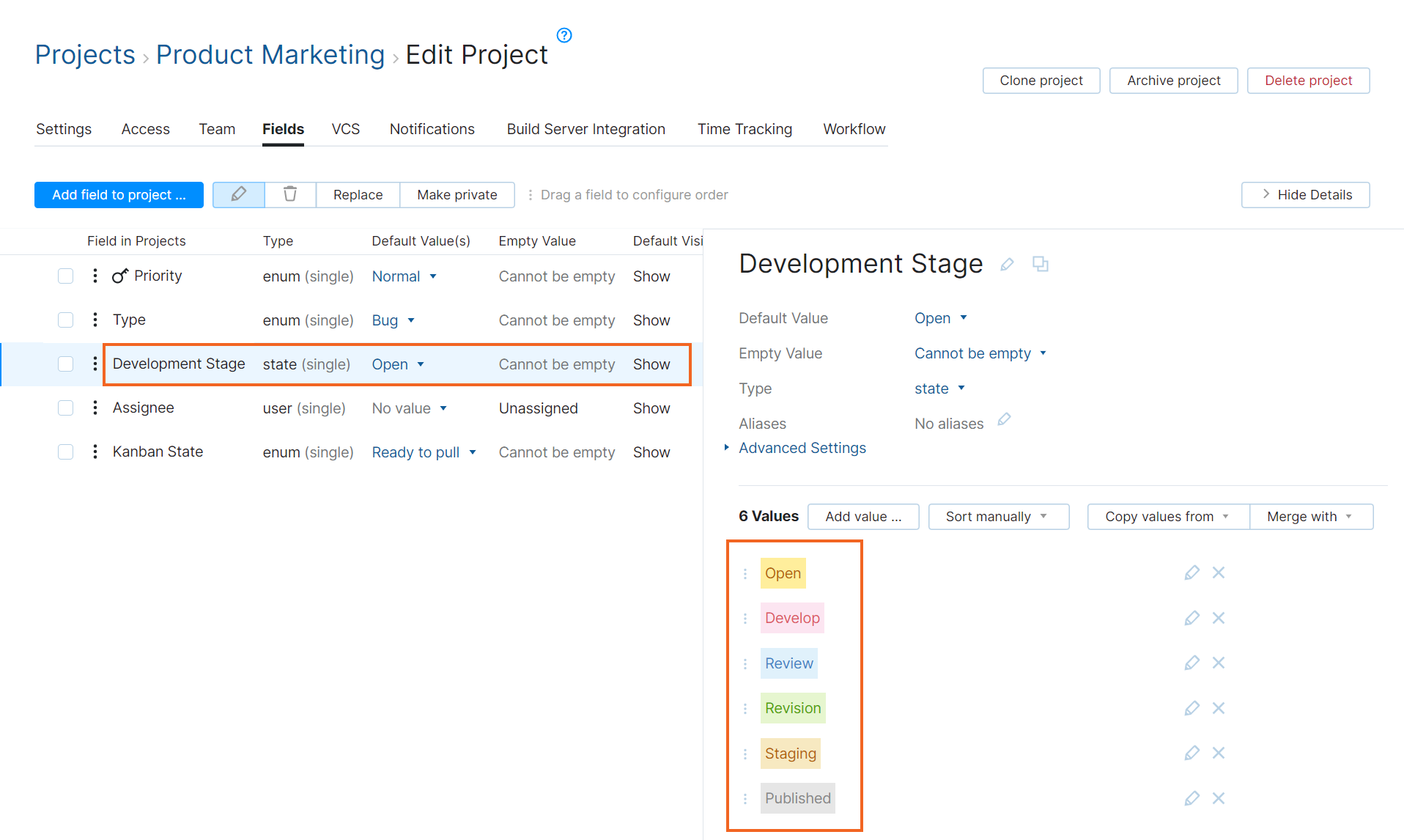 Kanban tutorial project config Kanban tutorial project config
