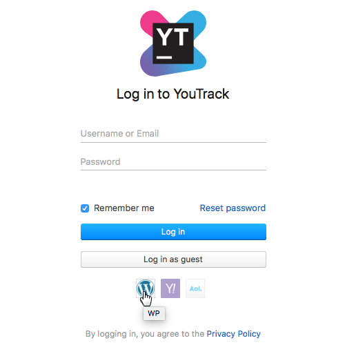Login dialog with OpenID Login dialog with OpenID