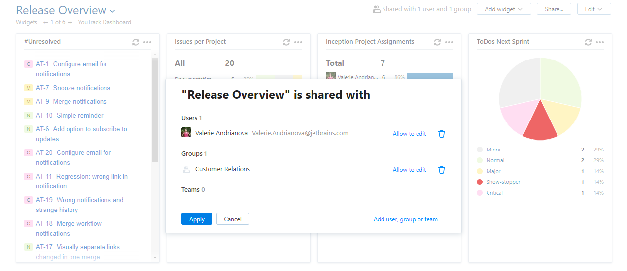 manage dashboard sharing manage dashboard sharing