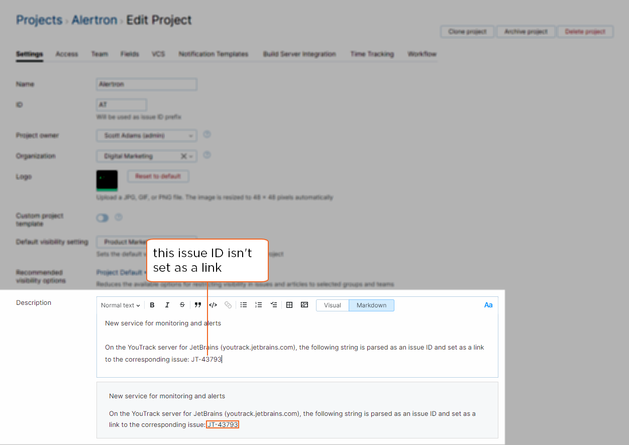 Markdown availability Markdown availability