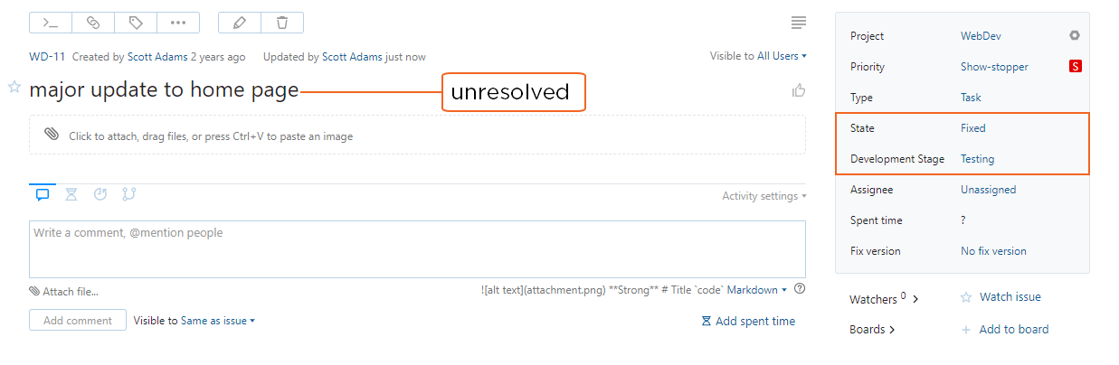 Multiple state field unresolved Multiple state field unresolved