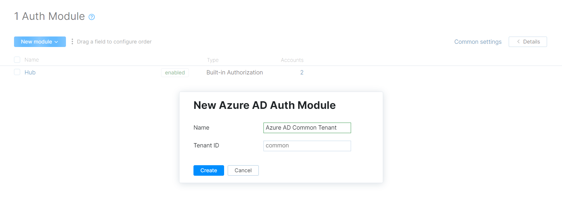 New azure auth common tenant New azure auth common tenant