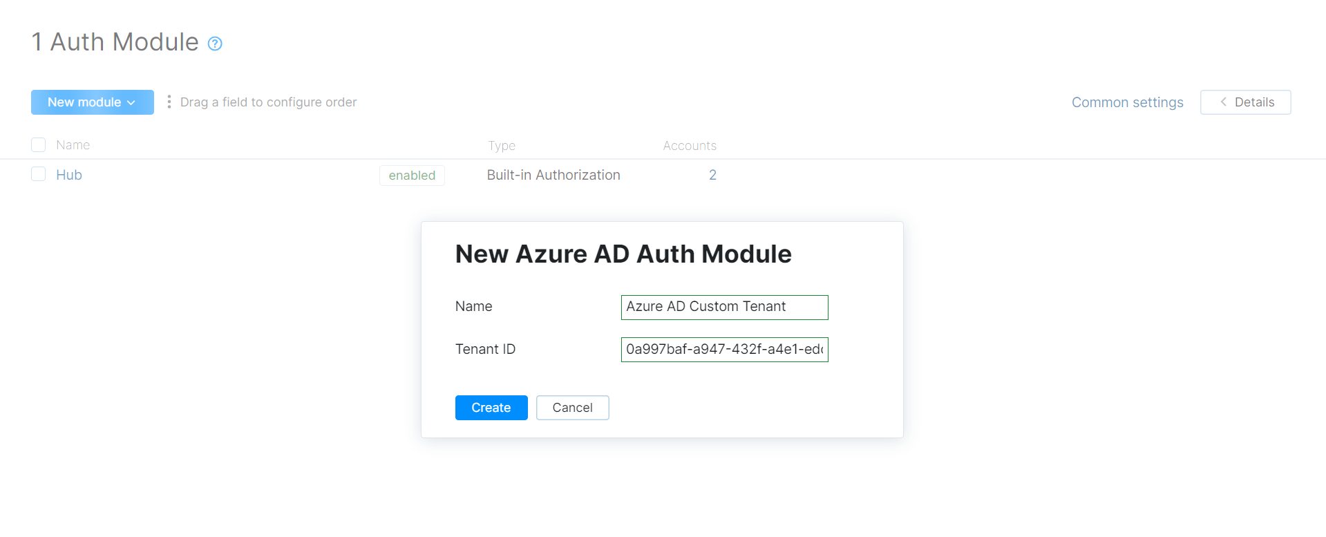 New azure auth custom tenant New azure auth custom tenant