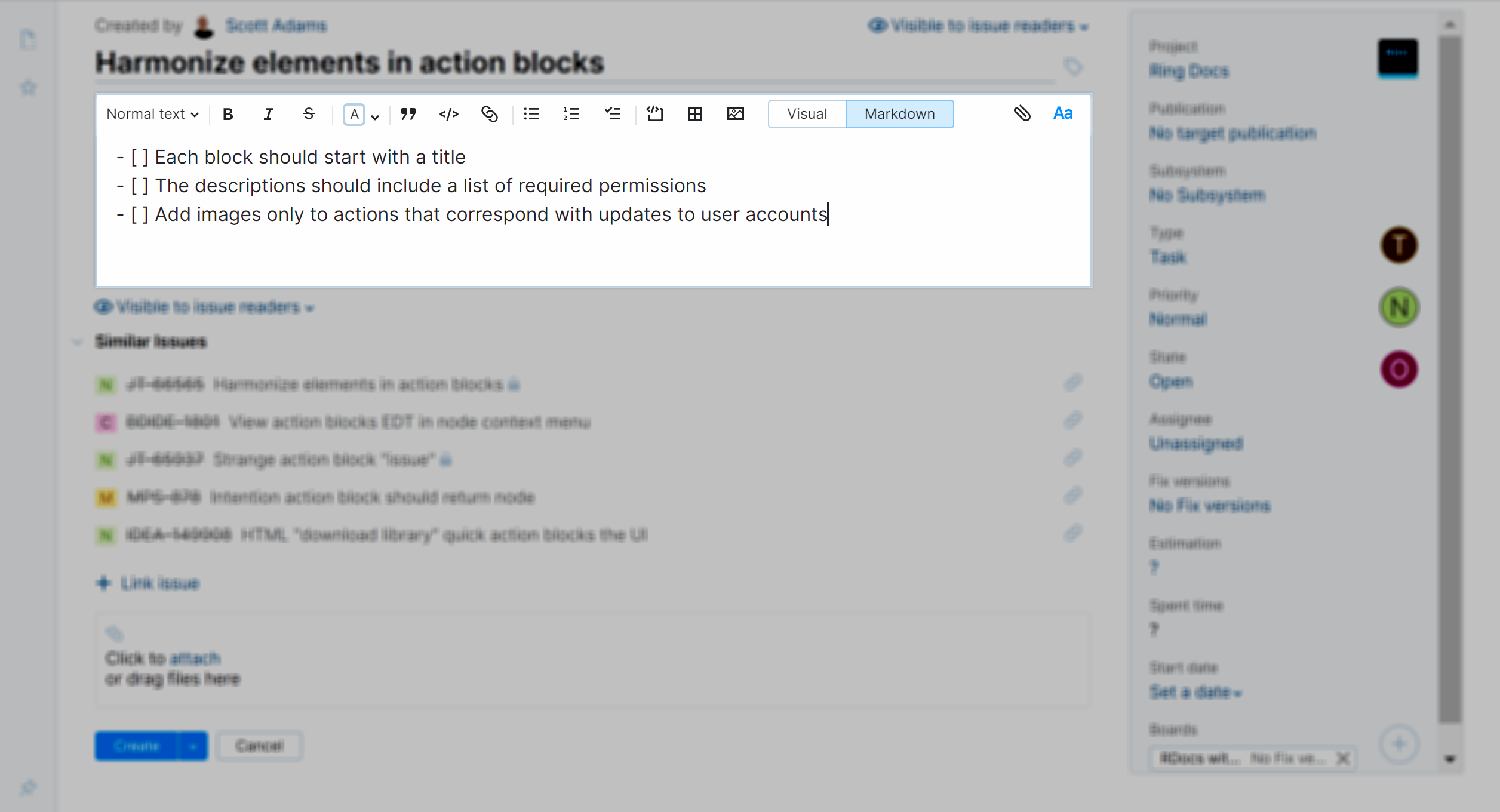 New issue description New issue description