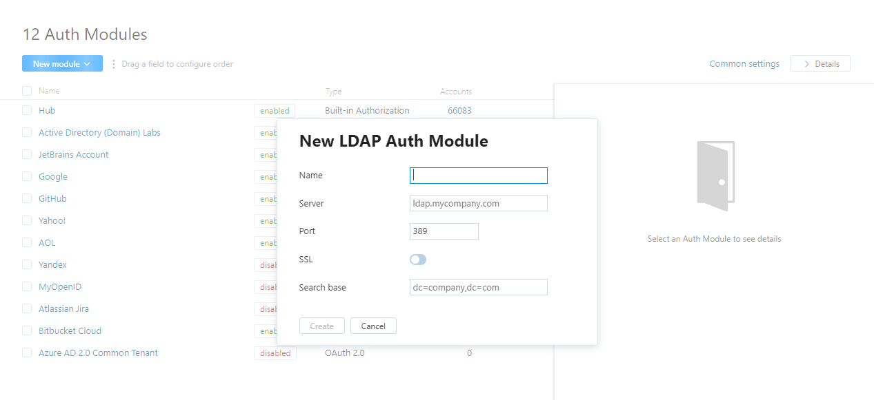 New ldap auth module New ldap auth module