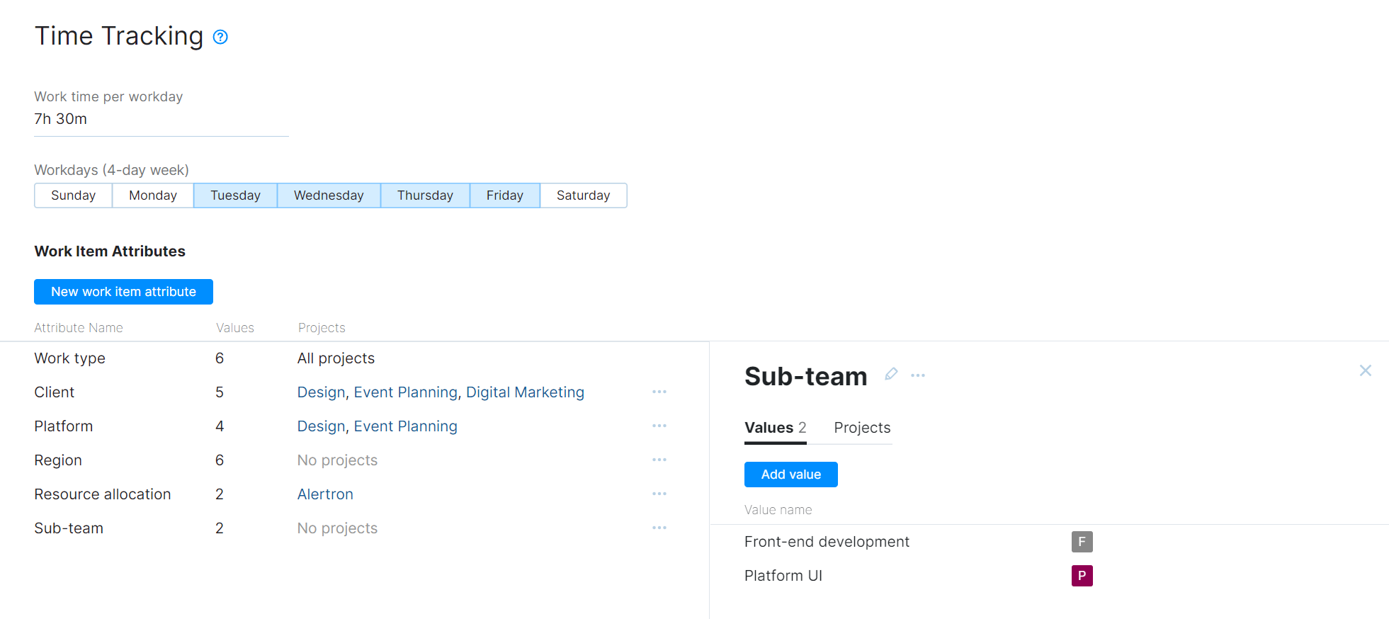 A new work item attribute in YouTrack. A new work item attribute in YouTrack.