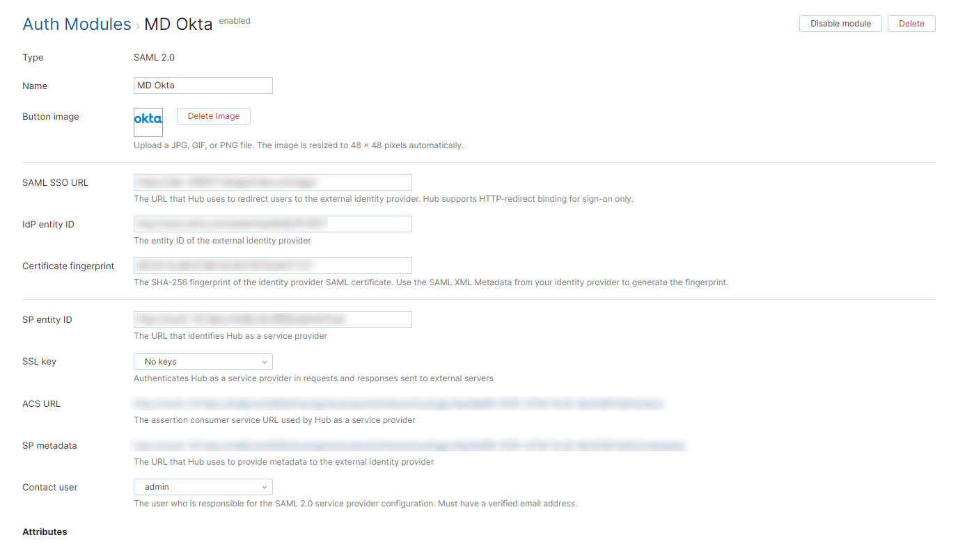 Okta idp configure auth module Okta idp configure auth module