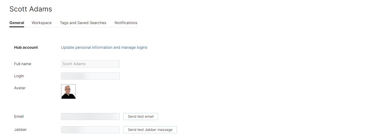 profile Hub account profile Hub account