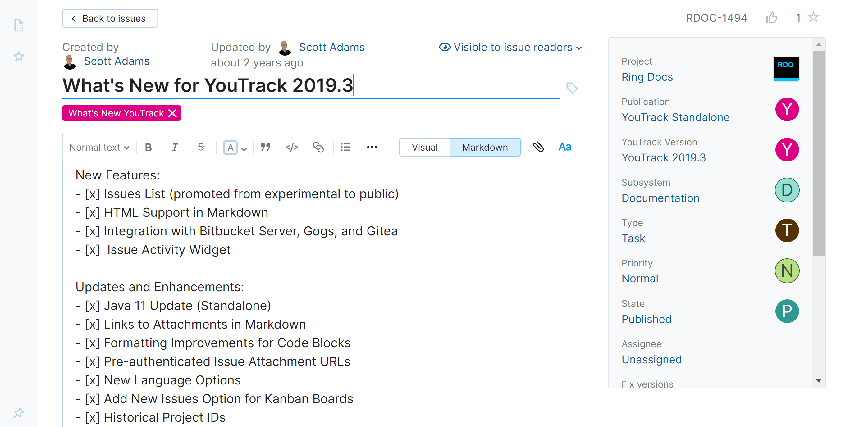 Quick start guide edit issue Quick start guide edit issue