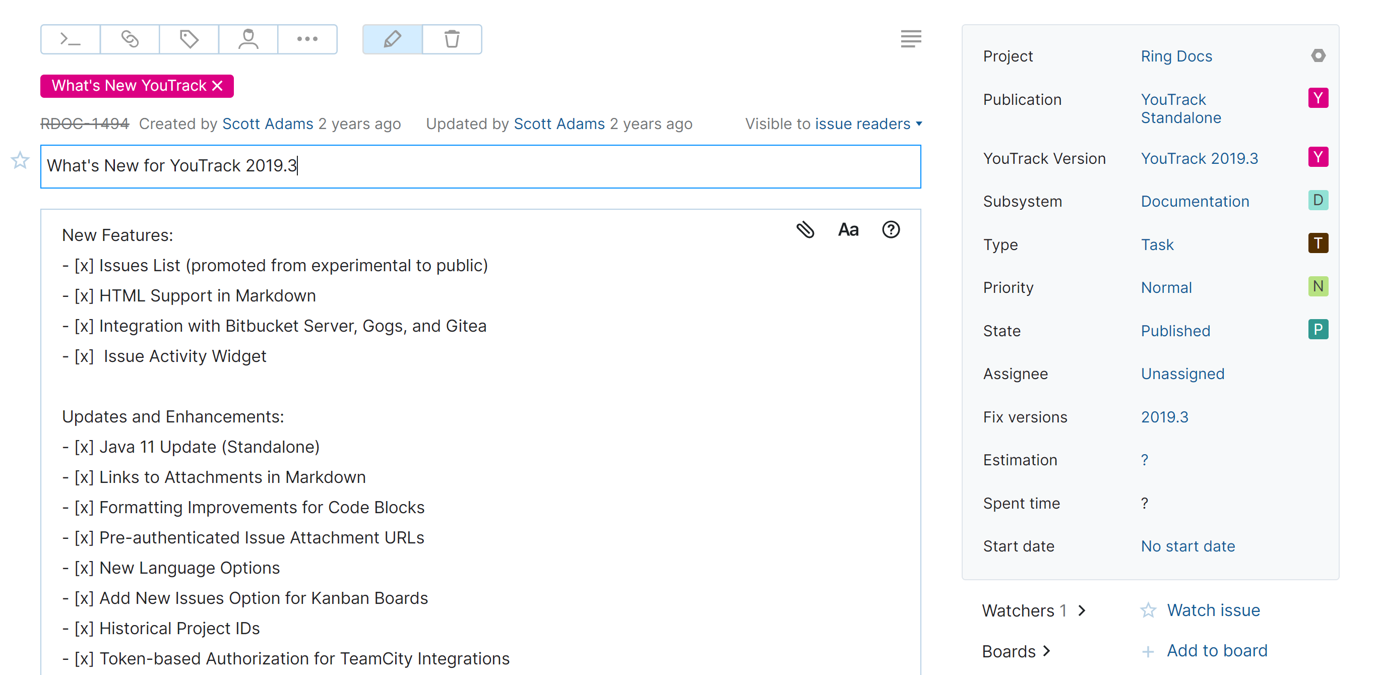 Quick start guide edit issue Quick start guide edit issue