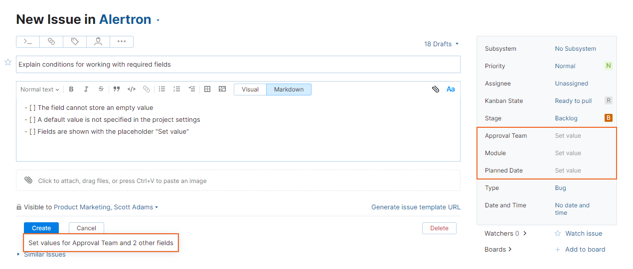 Required fields hint Required fields hint