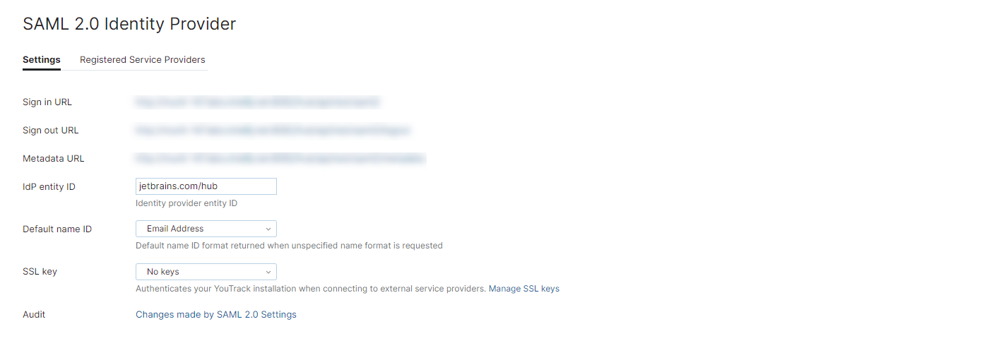 SAML SSL key added SAML SSL key added