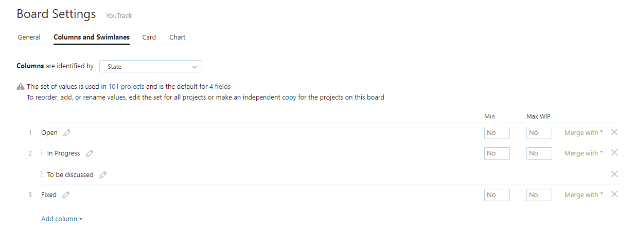 Scrum define columns Scrum define columns