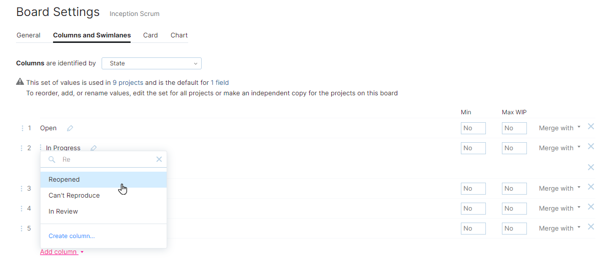 Scrum tutorial columns Scrum tutorial columns