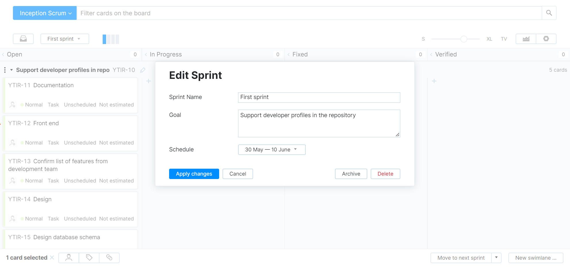 Scrum tutorial edit sprint Scrum tutorial edit sprint