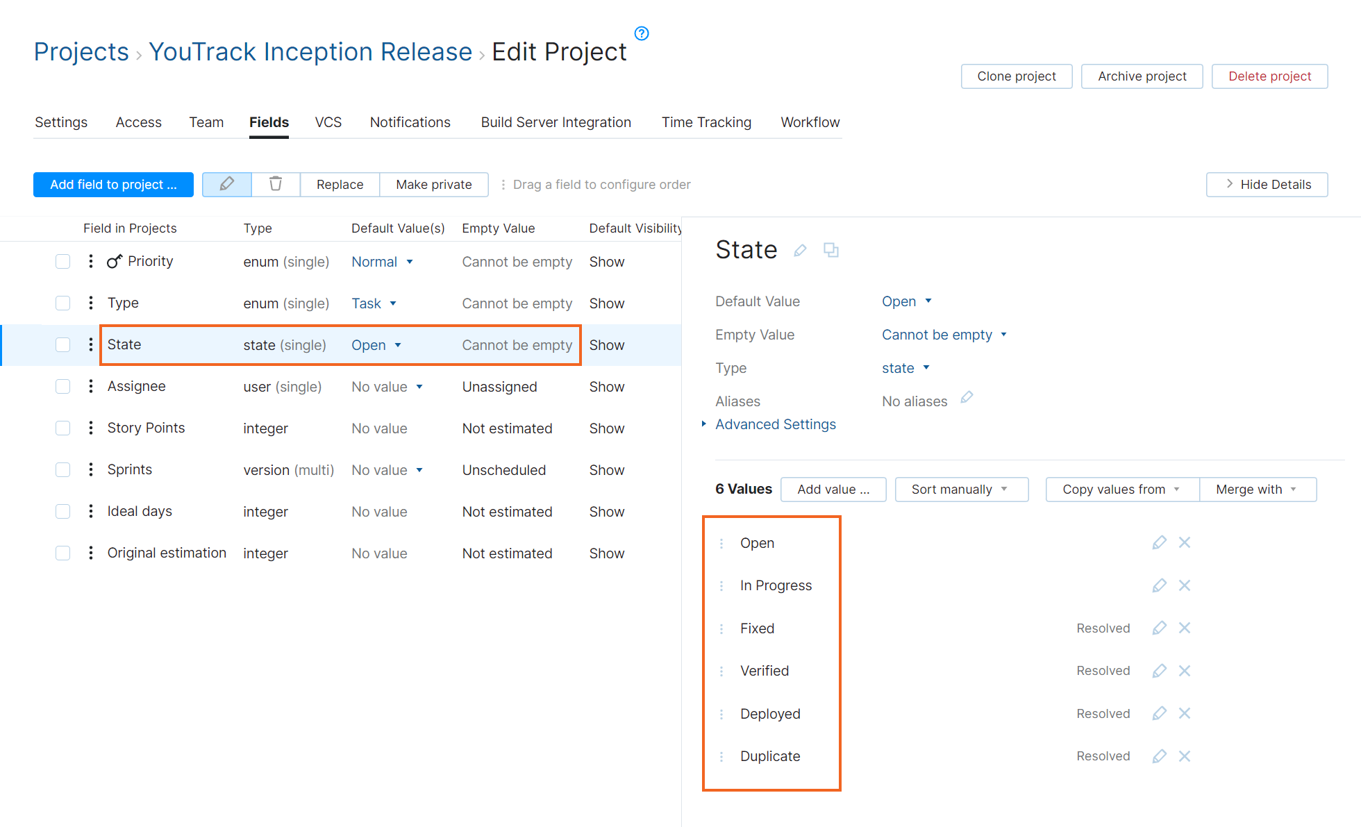 Scrum tutorial state field Scrum tutorial state field