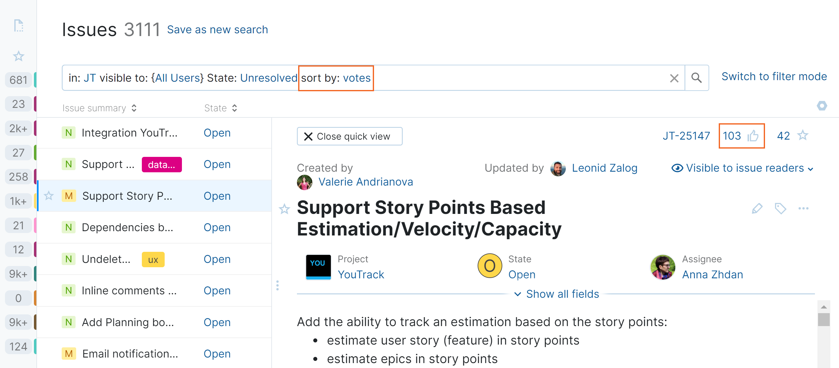 Sort by votes Sort by votes