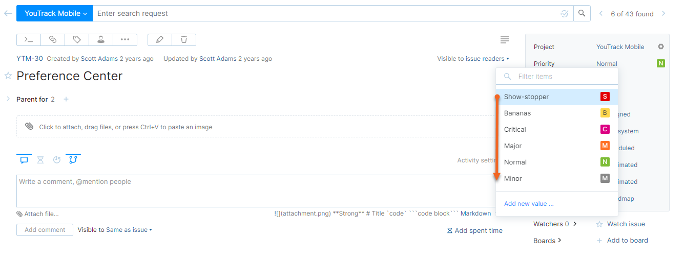 Sort values custom fields Sort values custom fields