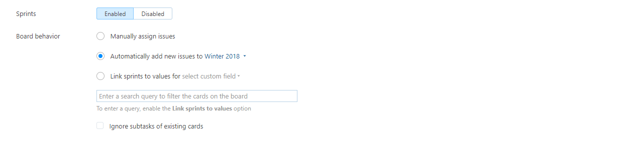 Sprint options Sprint options
