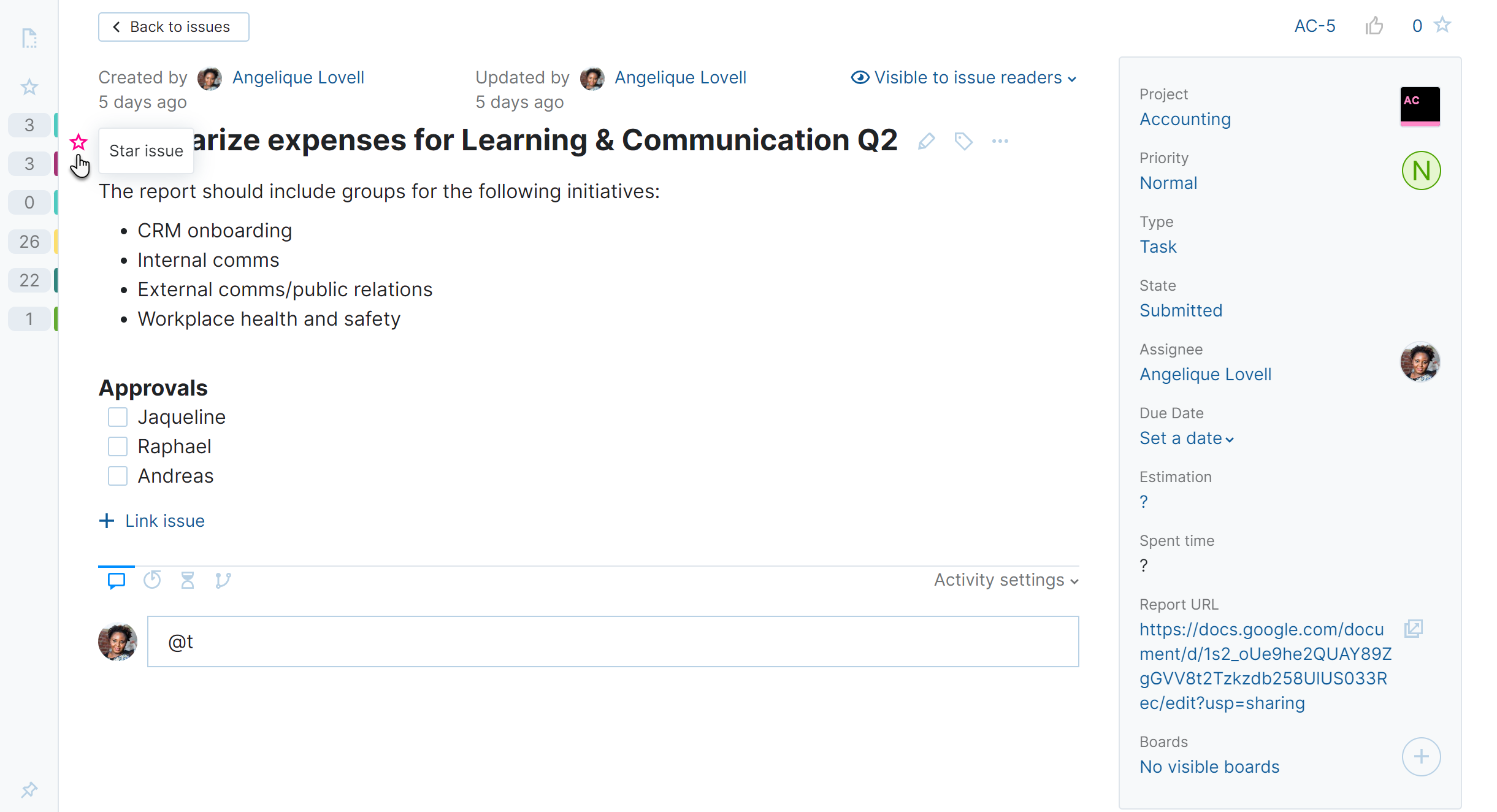 Star single issue view Star single issue view