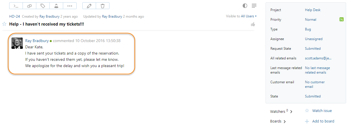 Support reply in comment Support reply in comment