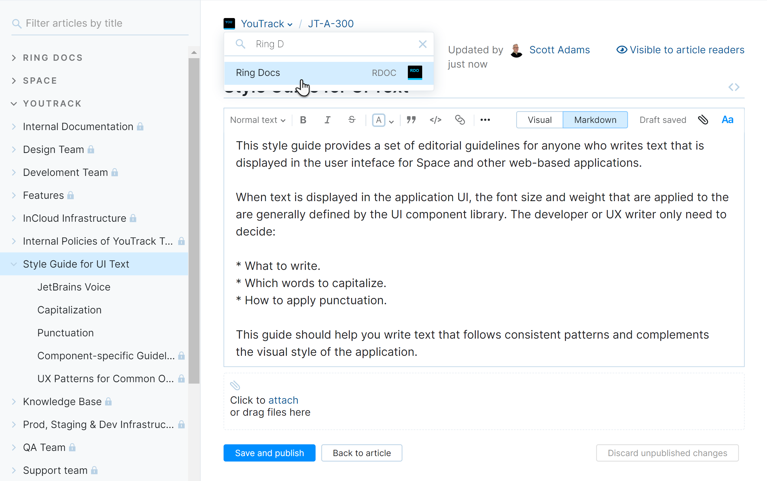 Updating the project in an article. Updating the project in an article.