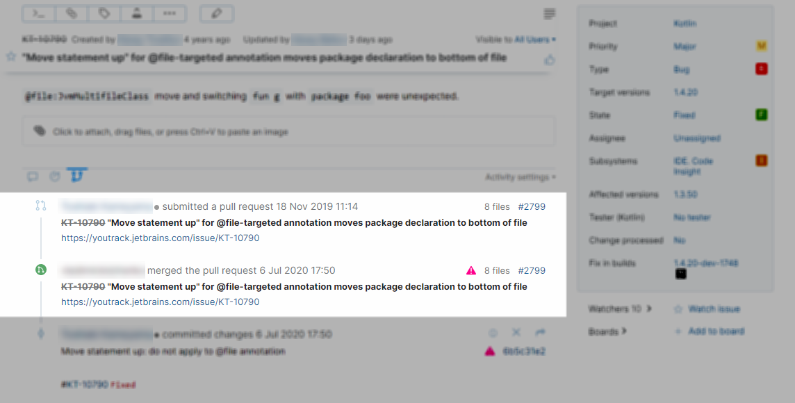 Pull request in issue activity stream. Pull request in issue activity stream.