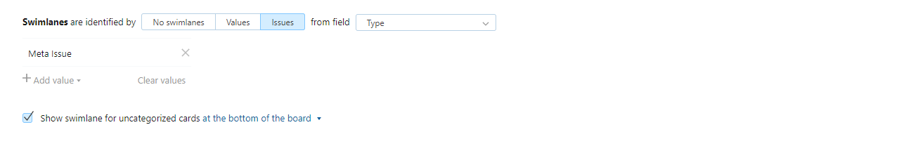Version based define swimlanes Version based define swimlanes