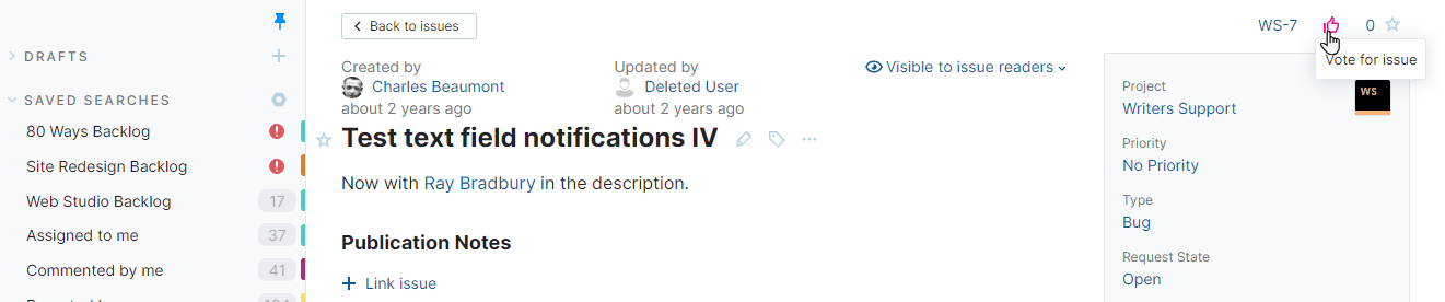 Vote for issue Vote for issue