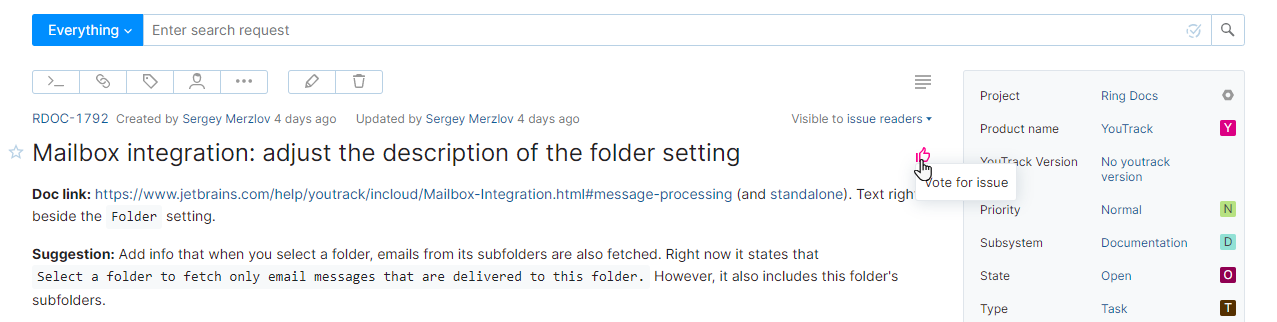 Vote for issue Vote for issue