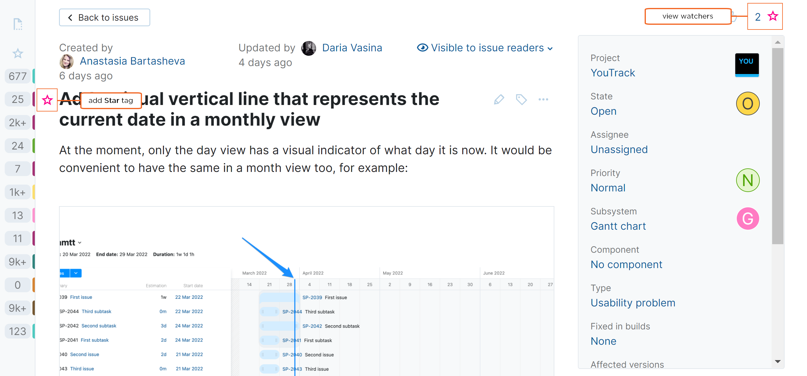 Watch issue Watch issue
