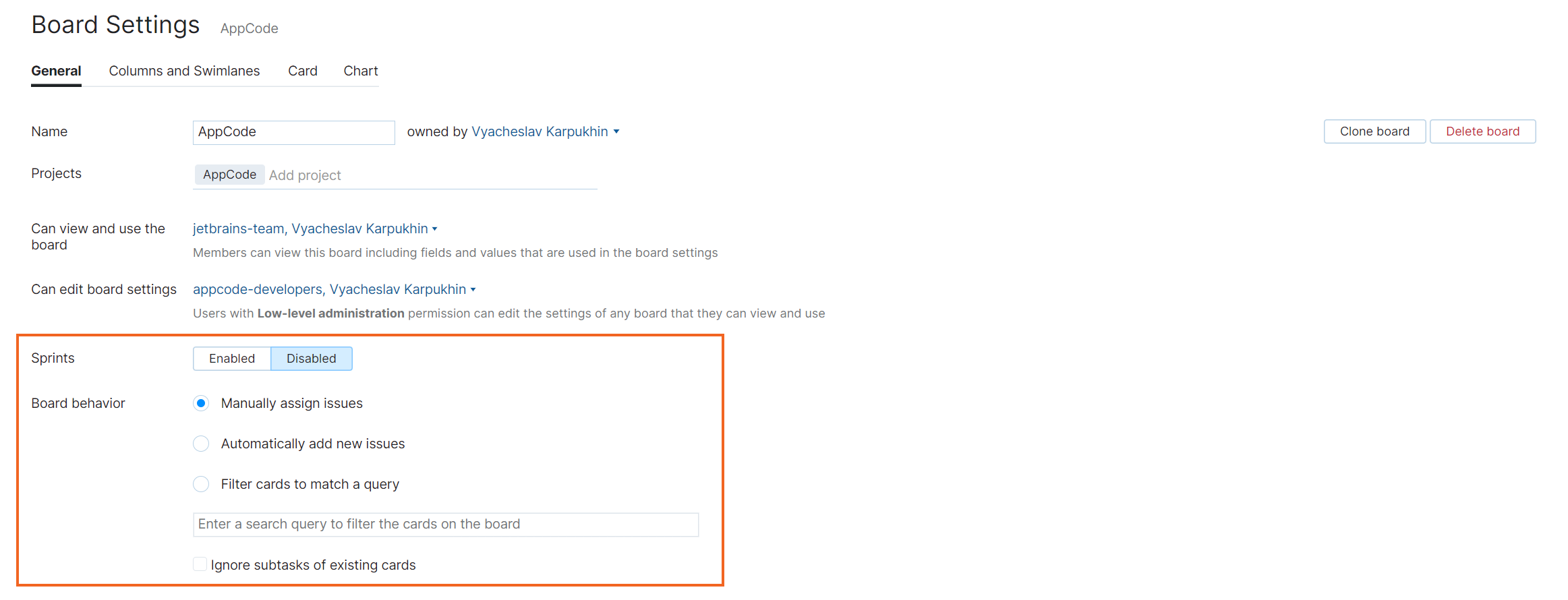 Wip limit general settings Wip limit general settings