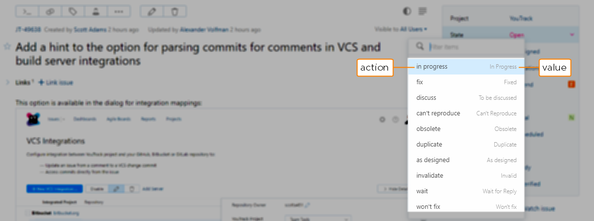 actions and values for workflow-driven fields actions and values for workflow-driven fields