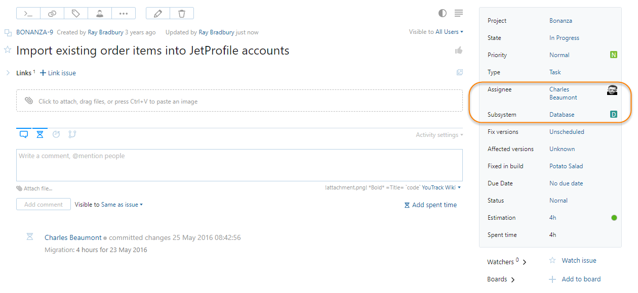 Workflow subsystem assignee Workflow subsystem assignee