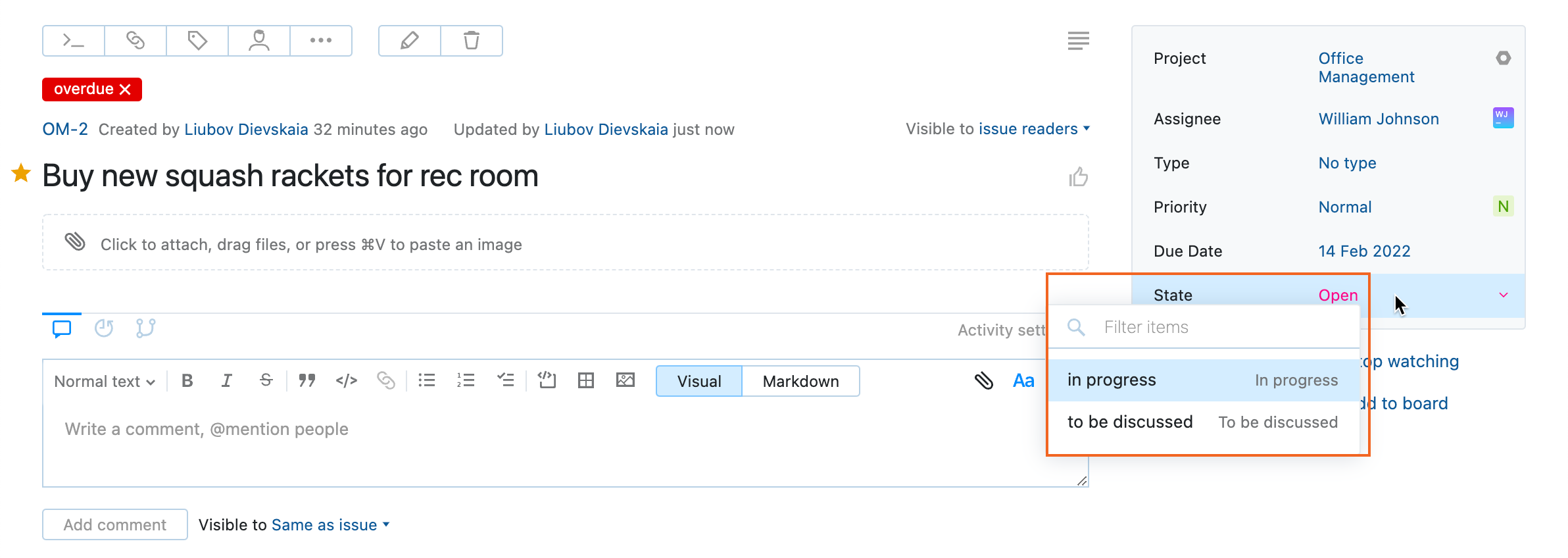 The list of possible state transitions regulated by a state-machine rule. The list of possible state transitions regulated by a state-machine rule.