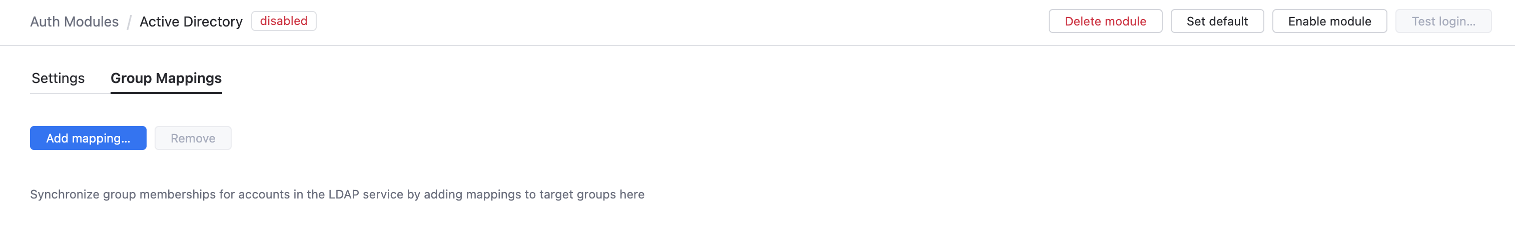 group mappings active directory group mappings active directory