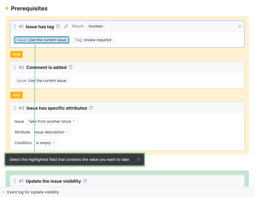 Workflow Constructor | YouTrack Cloud Documentation