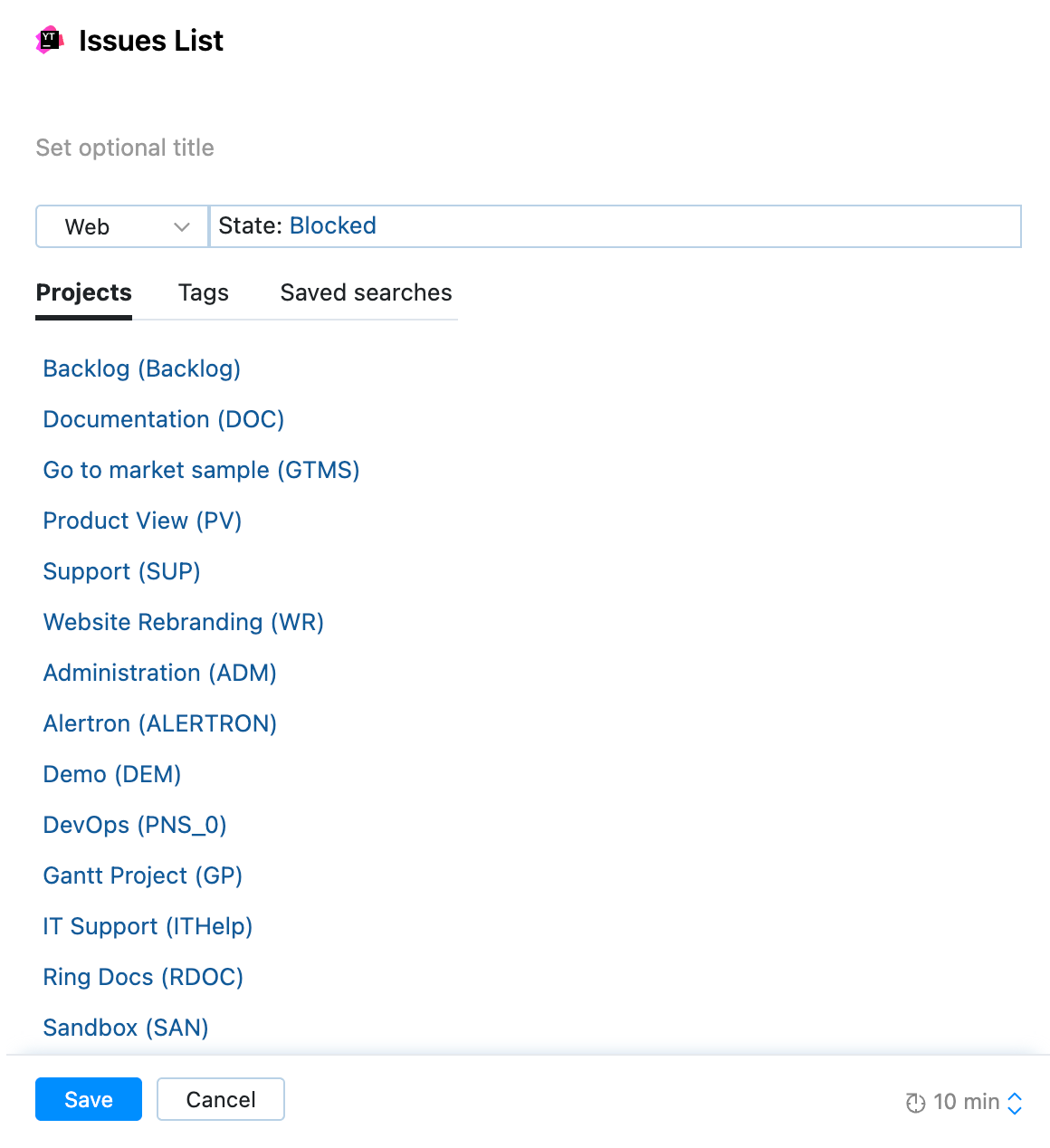 Blocked issue use case Blocked issue use case