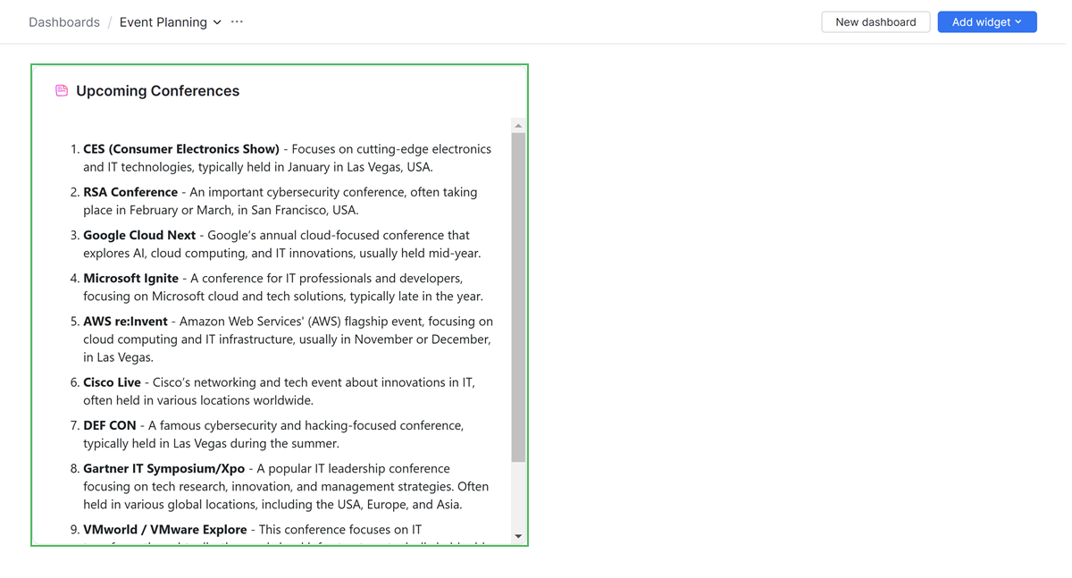 Markdown Notes widget saved Markdown Notes widget saved