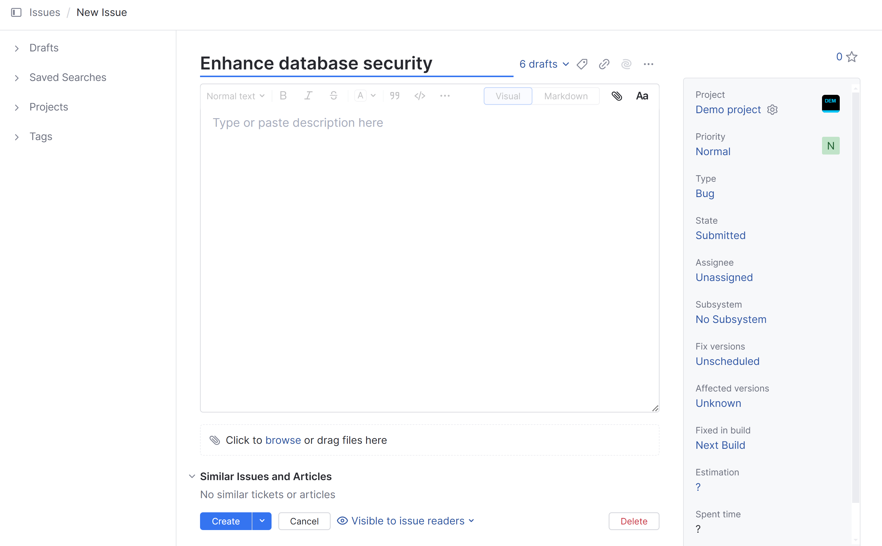 New issue summary New issue summary