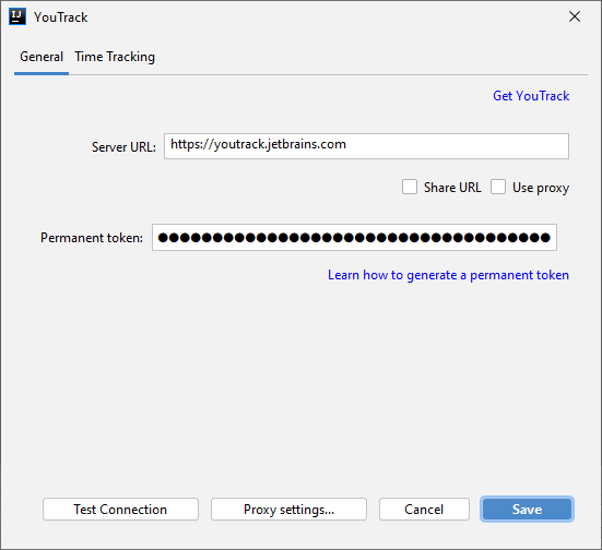 Youtrack integration add server Youtrack integration add server