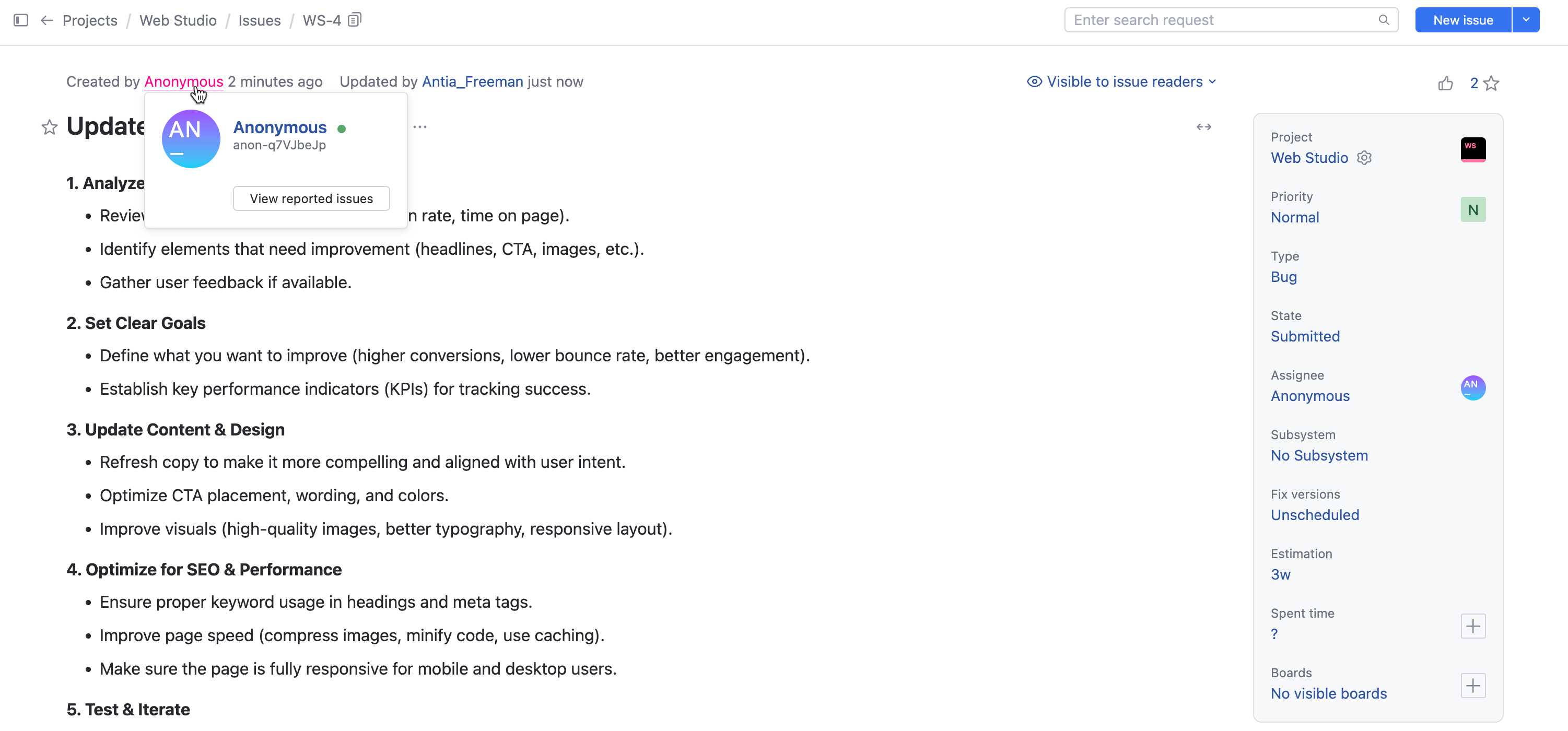 A user account that has been anonymized by the system. A user account that has been anonymized by the system.