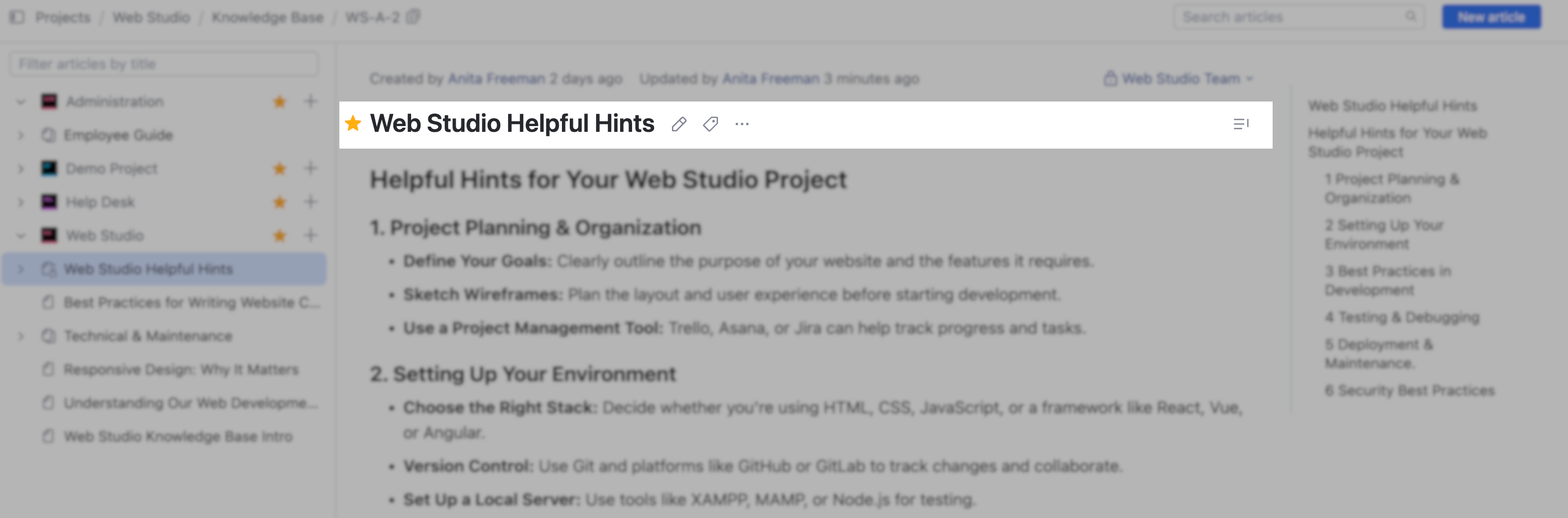 Available actions for articles in view mode. Available actions for articles in view mode.