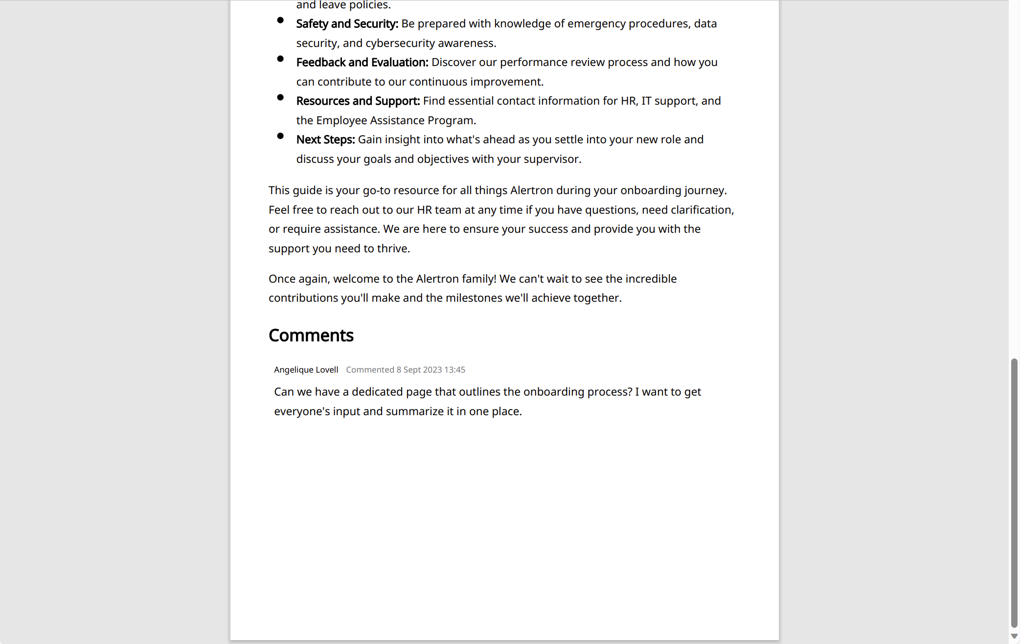 An exported article with comments. An exported article with comments.