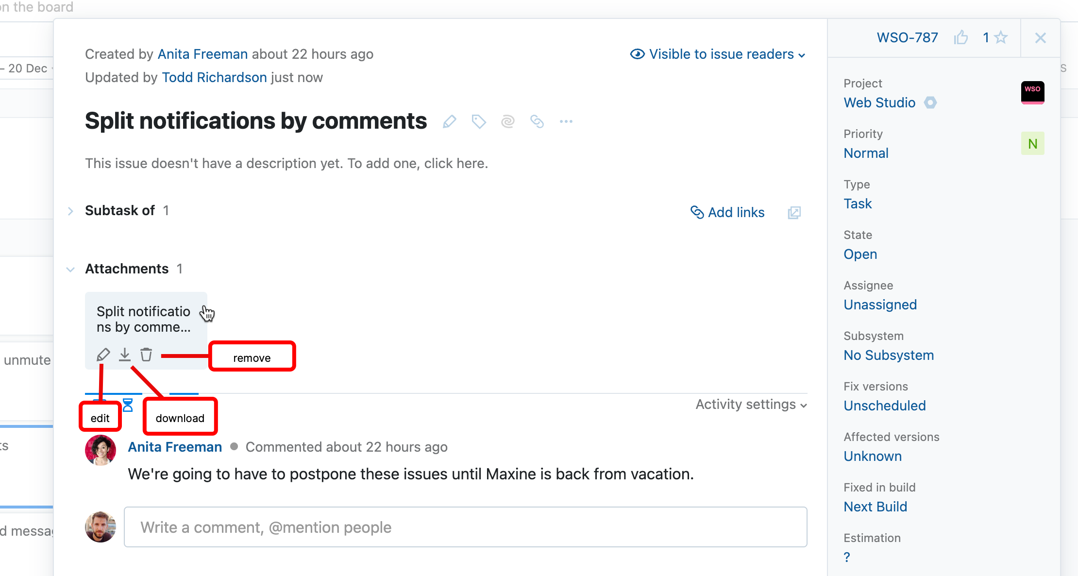 Attachment options agile Attachment options agile