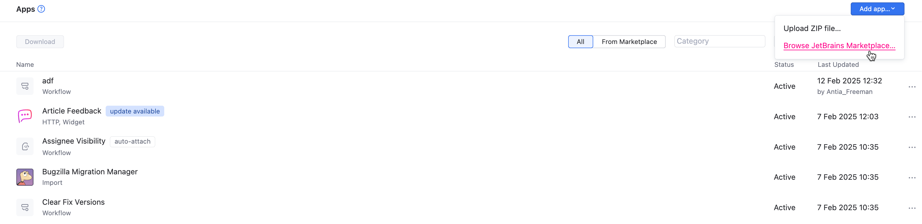 Install apps from JetBrains Marketplace. Install apps from JetBrains Marketplace.